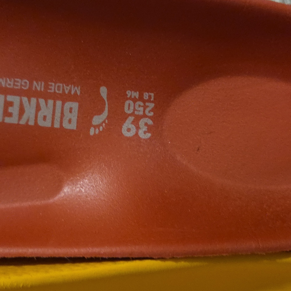Birkenstock Bright Yellow Slides - Picture 8 of 9